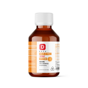 D Squared Worldwide Inc Syrups Orange Delta 9 THC Syrup 500mg - 4 Fl Oz