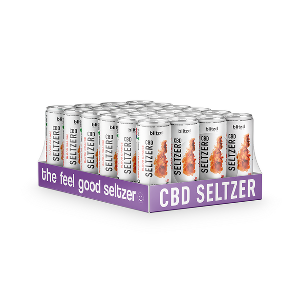 D Squared Worldwide Inc Beverages Best CBD Seltzer Water - 24 Cans