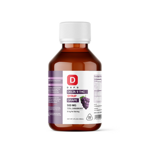 D Squared Worldwide Inc Syrups Grape Delta 9 THC Syrup 500mg - 4 Fl Oz