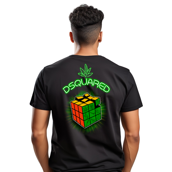 D Squared Worldwide Inc Marketing Material DSWW Double Sided - Premium Signature T-shirt