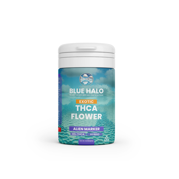 Blue Halo Blue Halo - Special Edition Alien Marker - Hybrid Exotic THCA Flower - 3.5grams