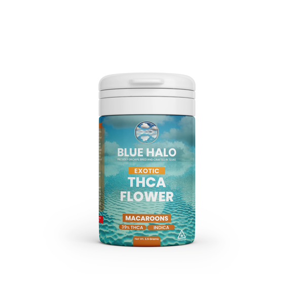 Blue Halo Blue Halo - Special Edition Macaroons - Indica Exotic THCA Flower - 3.5grams