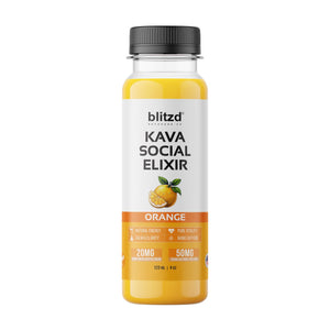 D Squared Worldwide Inc Beverages Orange Kava Social Elixir - 4 Fl oz