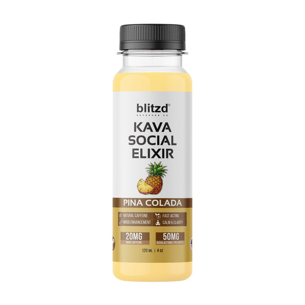 D Squared Worldwide Inc Beverages Pina Colada Kava Social Elixir - 4 Fl oz